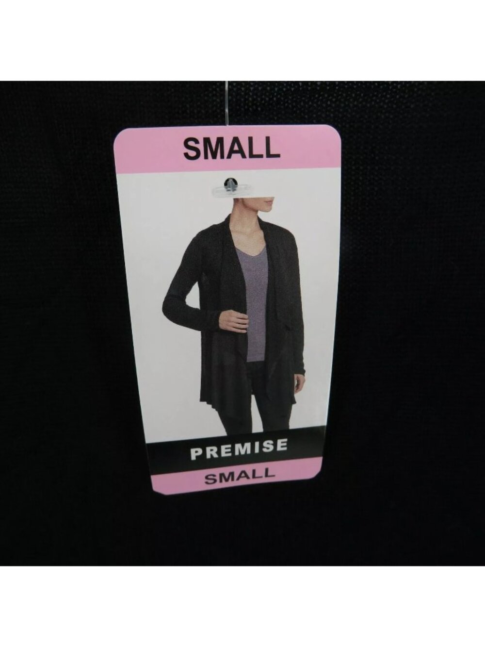 Premise Women's Black Cardigan Sweater Small NWT $78